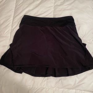 Lululemon Black Pace Setter Skirt